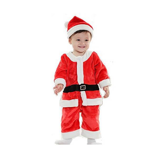 Toyshine Dress for Children Size No. 6 (for Ages 11 to 15 Years), Santa Claus Dress Costume