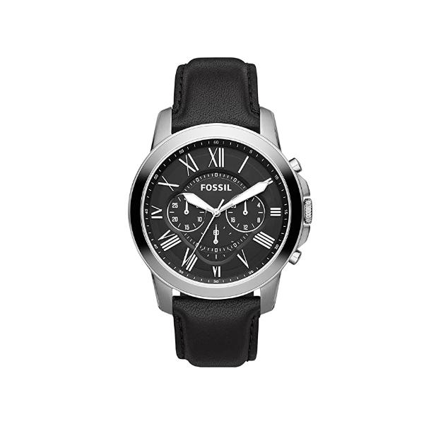 Fossil Men's Grant Stainless Steel Quartz Chronograph Watch